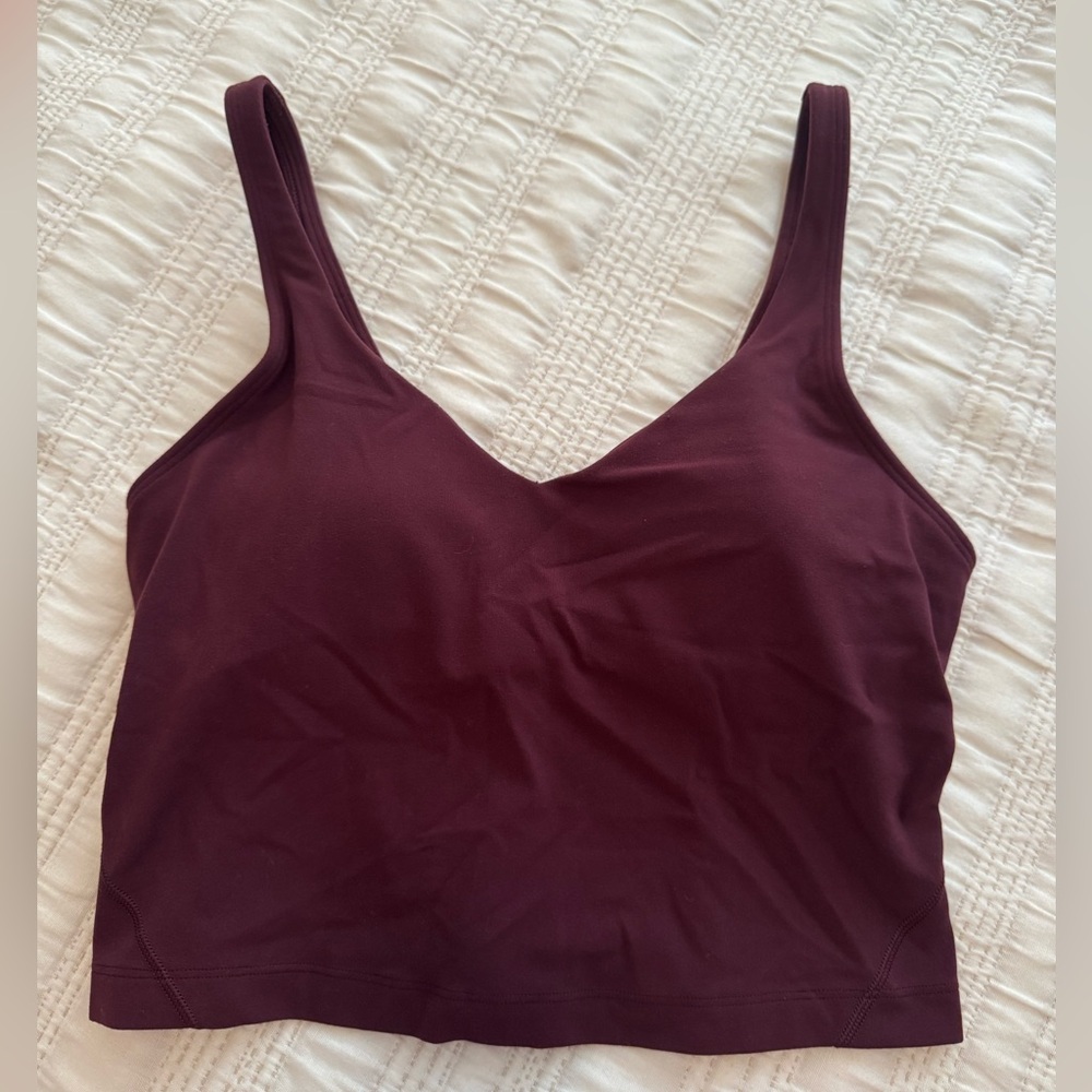 Lululemon Dark Burgundy Align Tank!